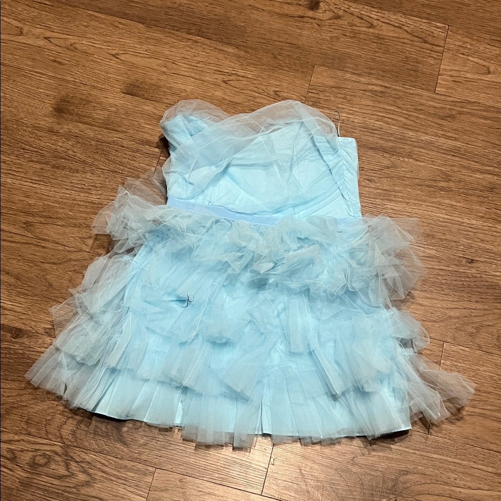 Light Blue Tulle Dress